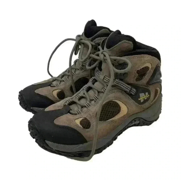 Merrell Chameleon Ventilator Size 6.5 Lace Up Outdoor Hiking Trail Boots - Picture 1 of 9